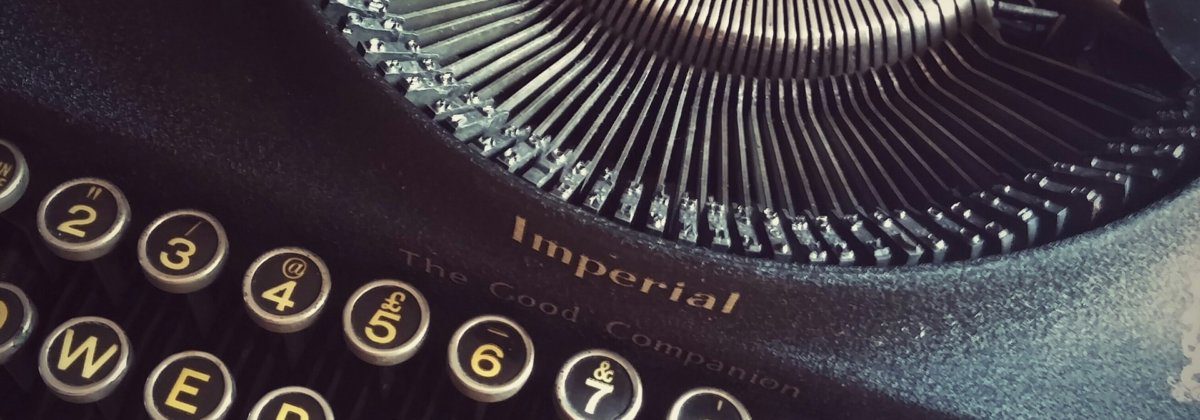 Vintage typewriter