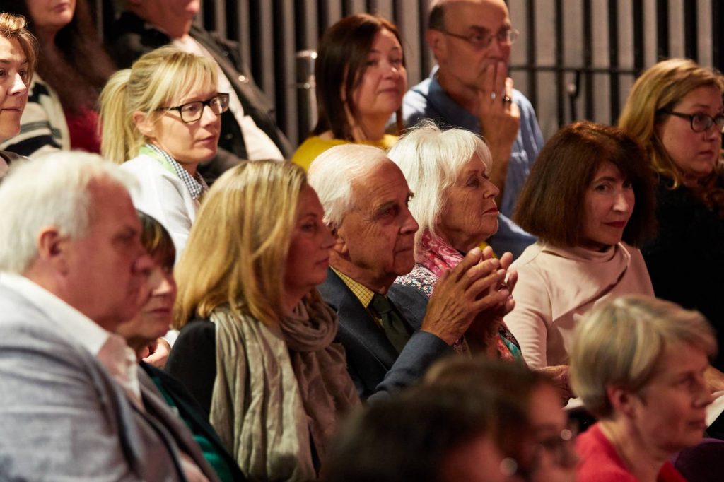 An audience at Lincoln Book Festival 2018