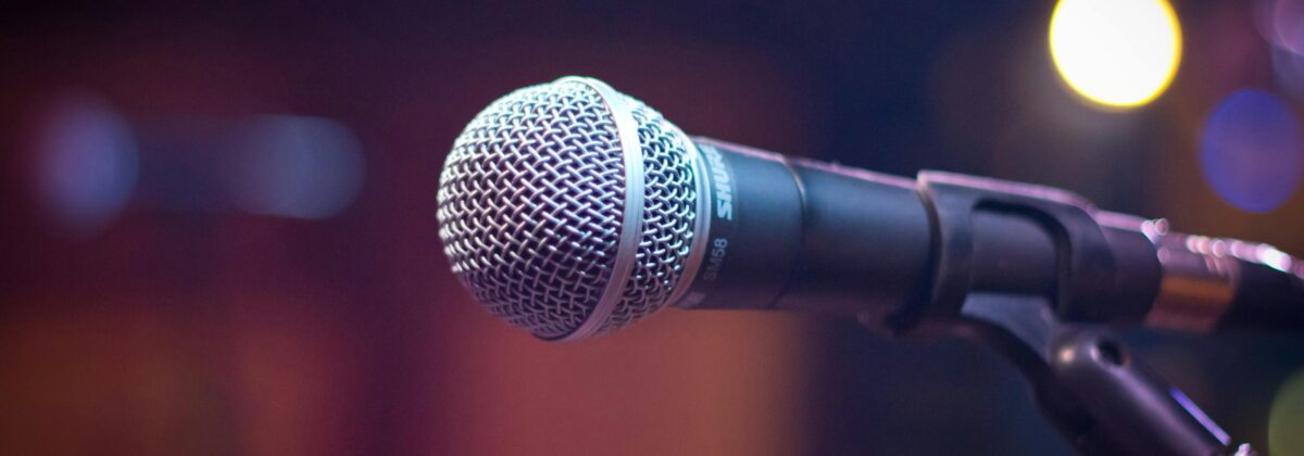 Microphone close up